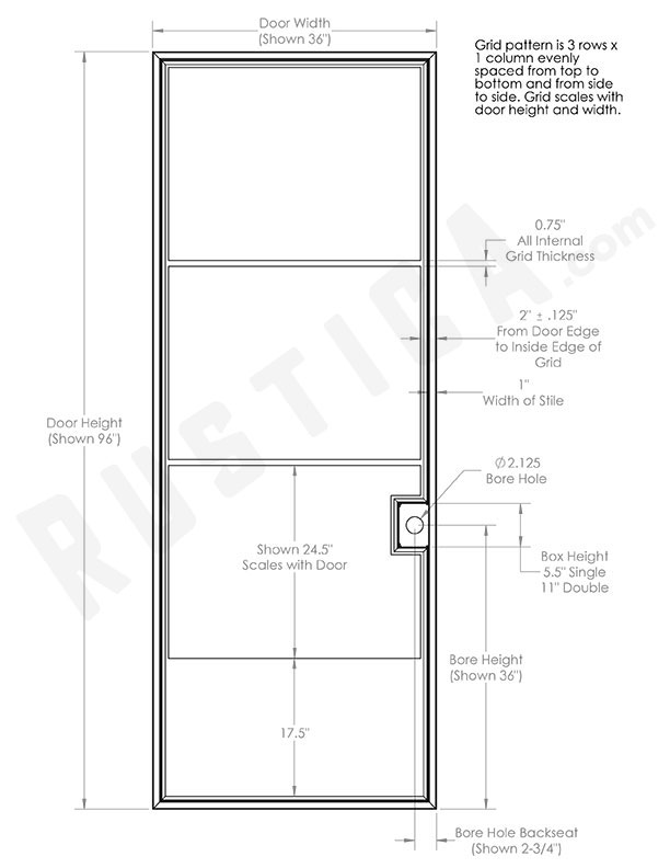 Traditional French Interior Door Rustica